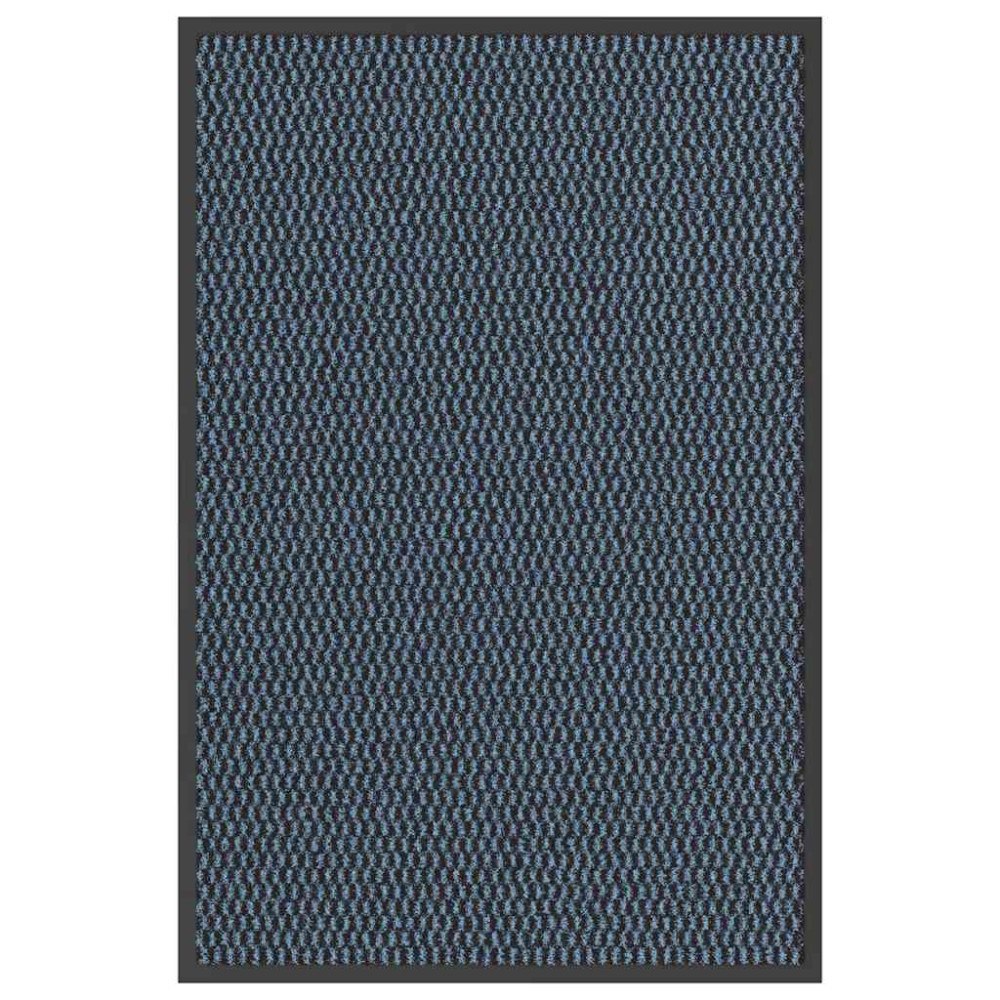 vidaXL Dörrmatta blå 60x90 cm