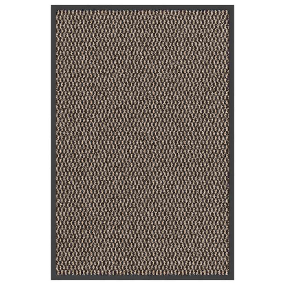 vidaXL Dörrmatta brun 60x90 cm