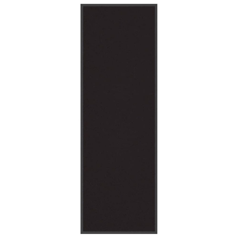 vidaXL Dörrmatta svart 60x180 cm