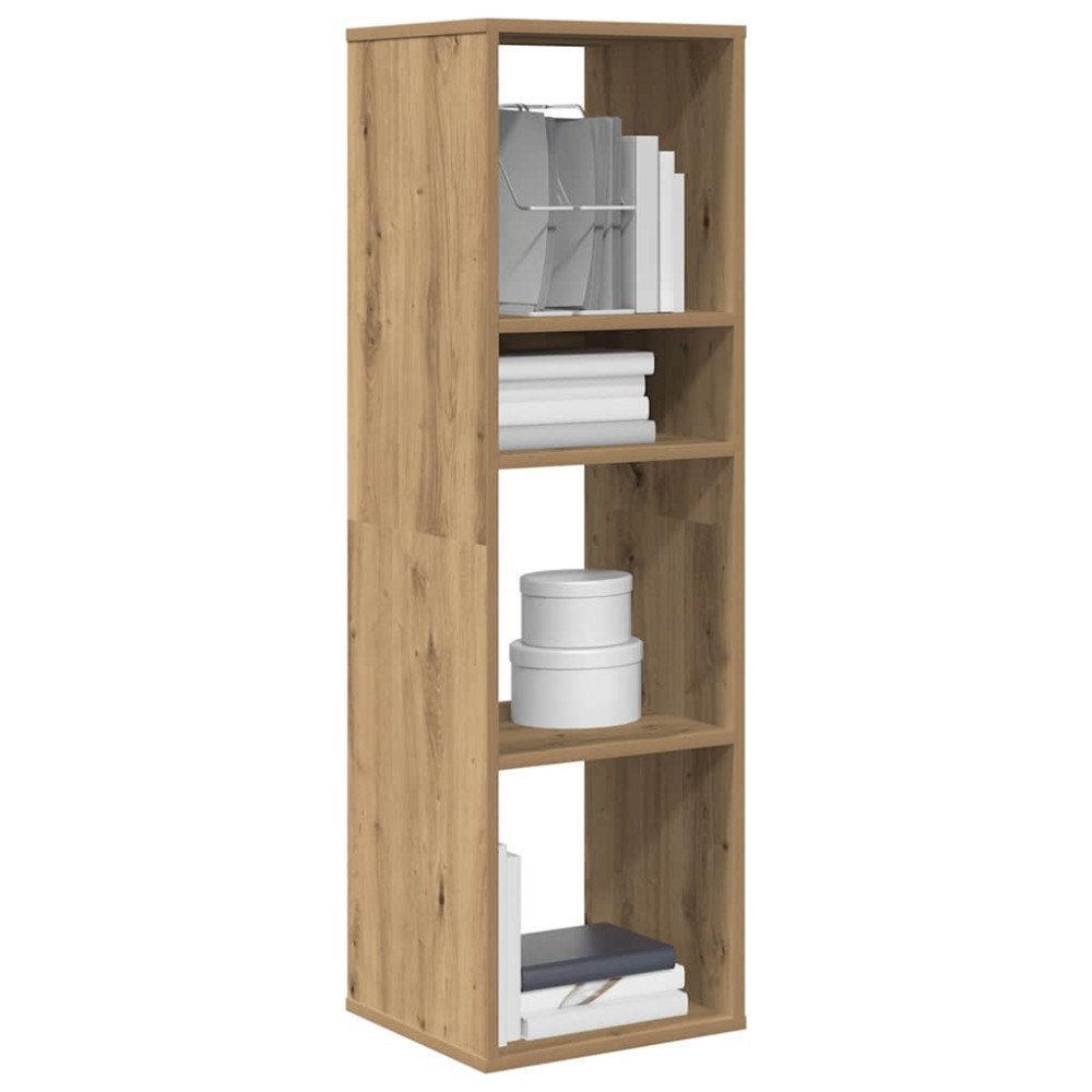 vidaXL Bokhylla hantverksmässig ek 34x31x112 cm konstruerat trä