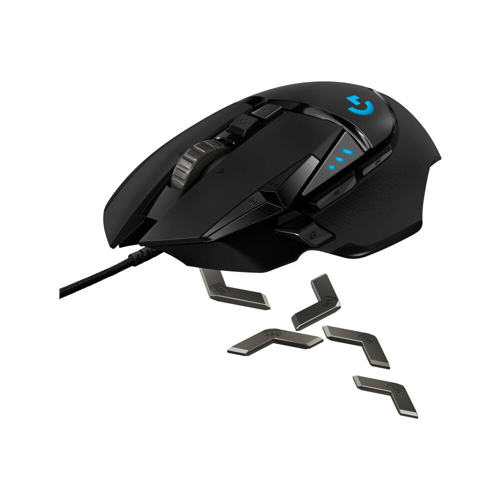 Logitech Logitech Gaming Mouse G502 (Hero) - mus - USB, 2.4 GHz