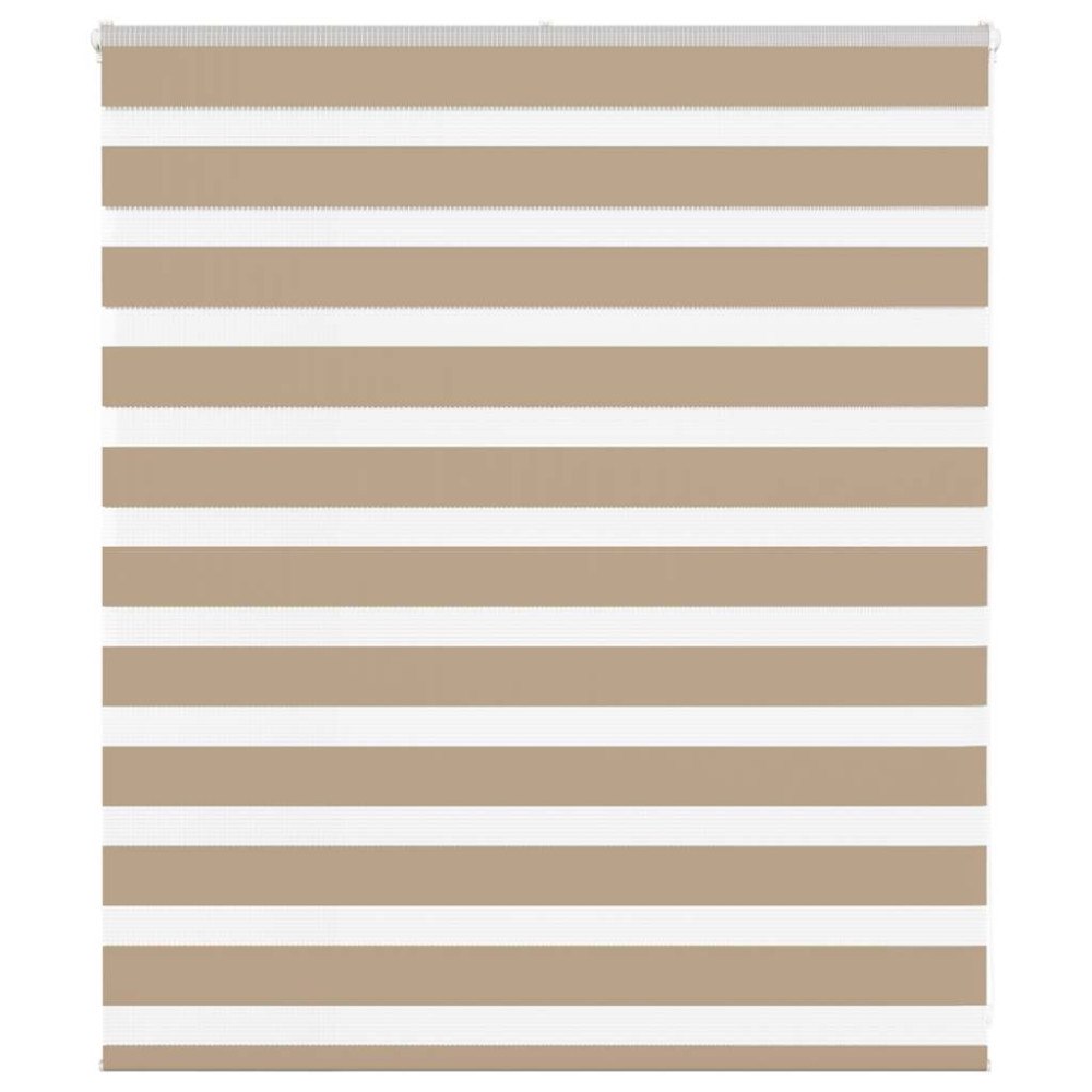 vidaXL Rullgardin zebra 130x100 cm tyg bredd 125,9 cm polyester