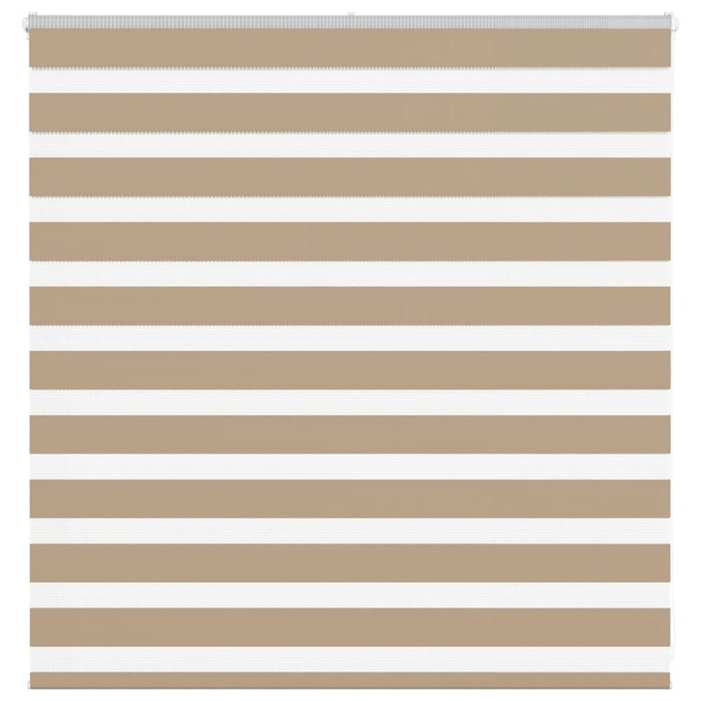 vidaXL Rullgardin zebra 140x100 cm tyg bredd 135,9 cm polyester