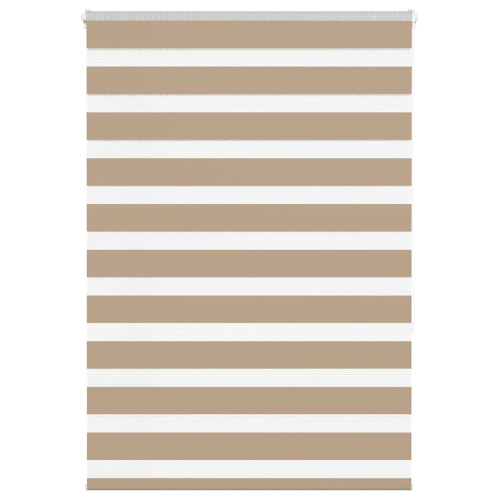 vidaXL Rullgardin zebra 110x150 cm tyg bredd 105,9 cm polyester