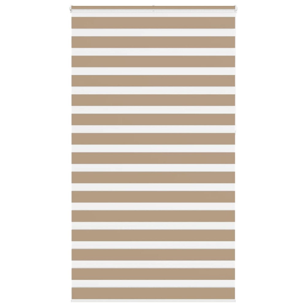 vidaXL Rullgardin zebra 120x230 cm tyg bredd 115,9 cm polyester