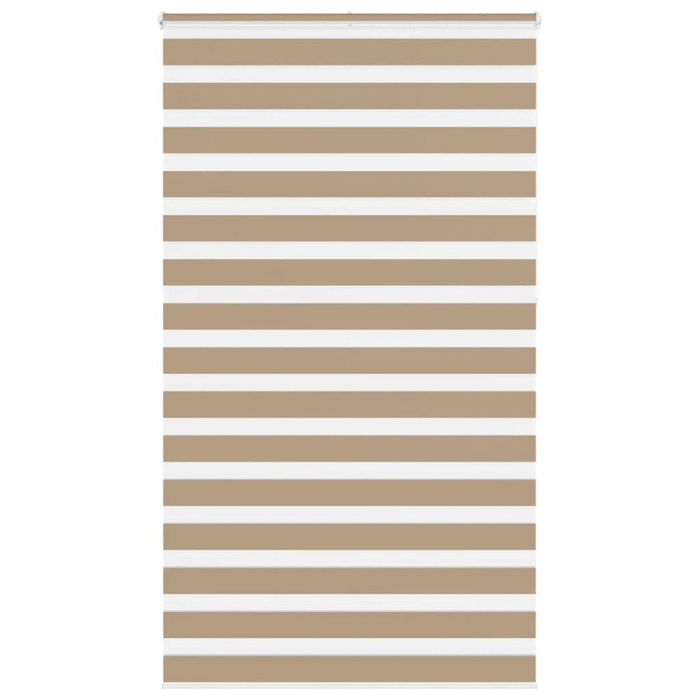 vidaXL Rullgardin zebra 135x230 cm tyg bredd 130,9 cm polyester