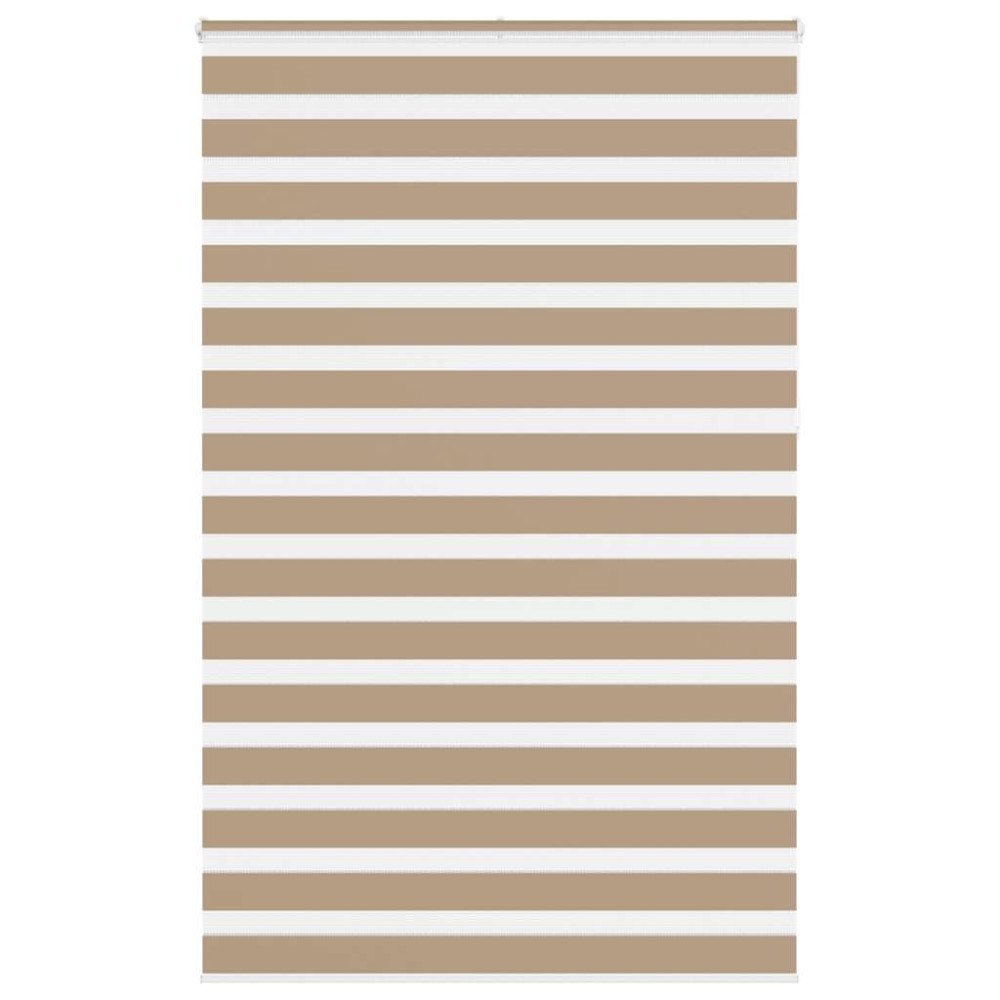 vidaXL Rullgardin zebra 140x230 cm tyg bredd 135,9 cm polyester