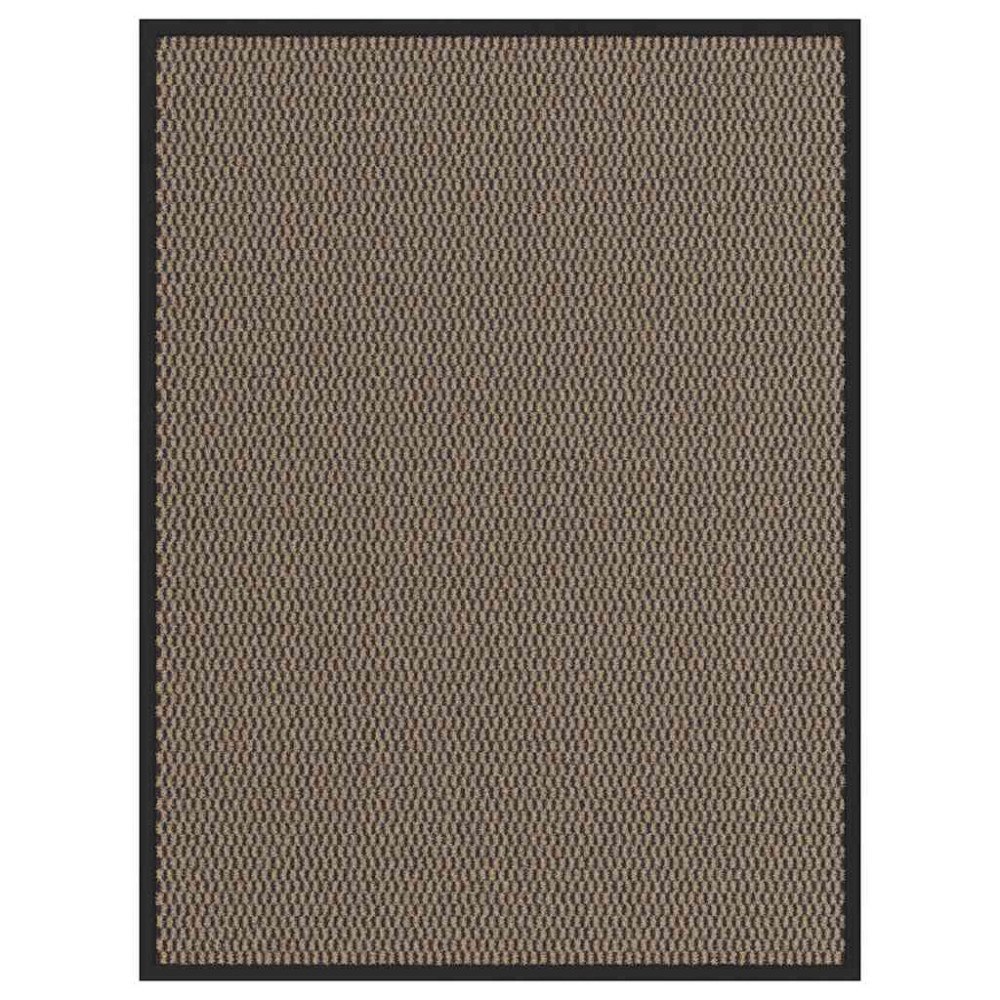 vidaXL Dörrmatta brun 90x120 cm