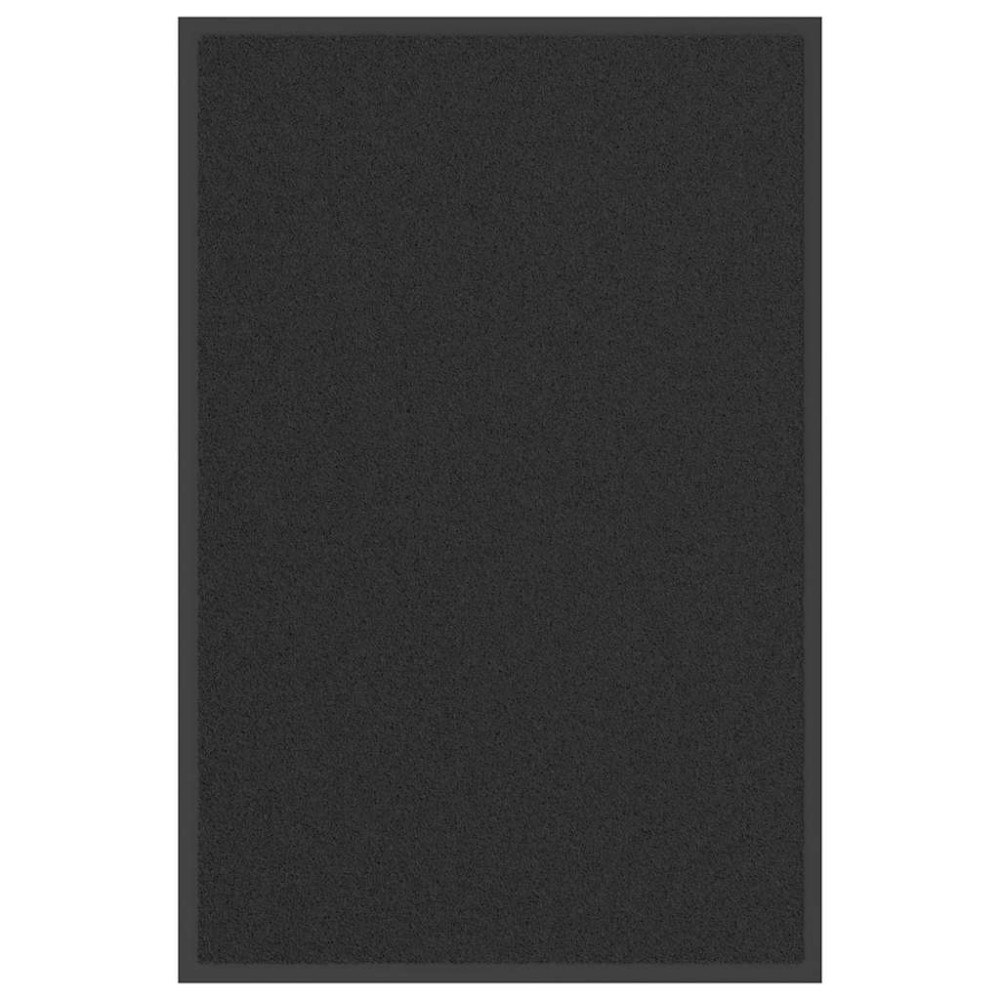 vidaXL Dörrmatta svart 60x90 cm