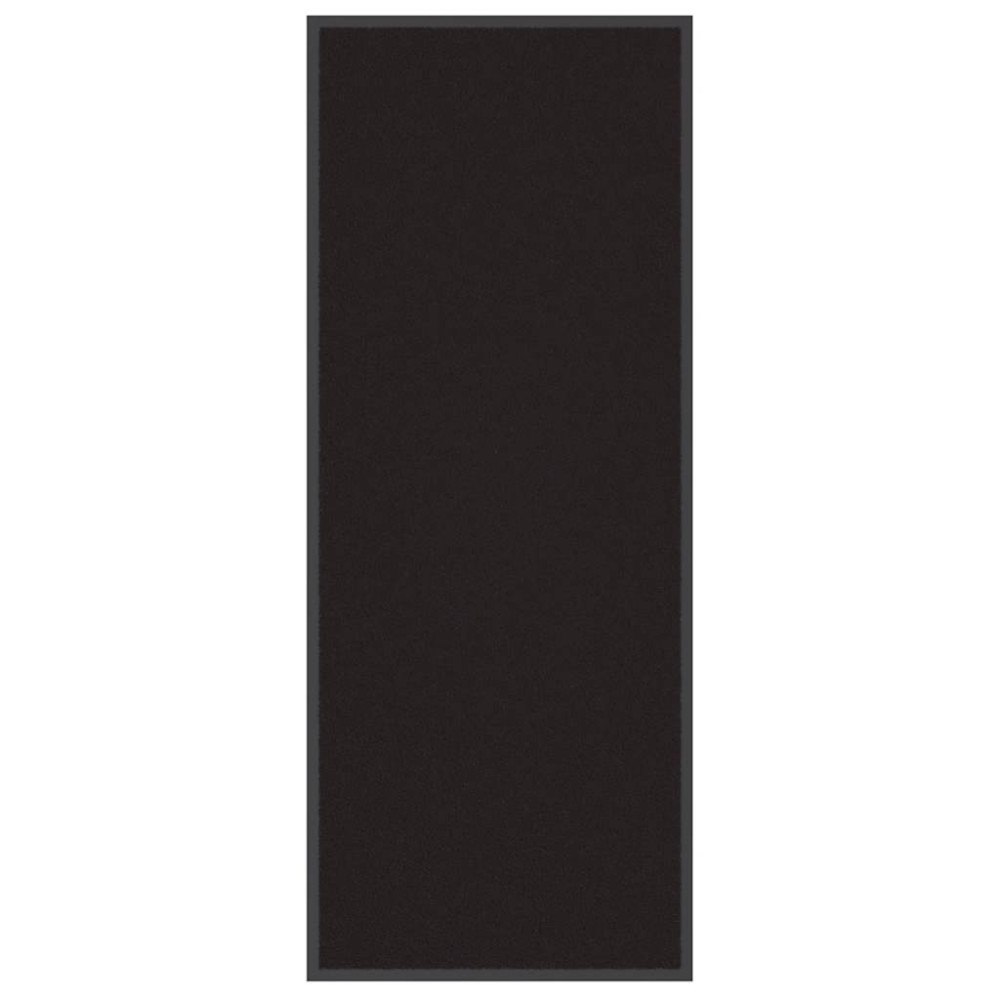 vidaXL Dörrmatta svart 60x150 cm