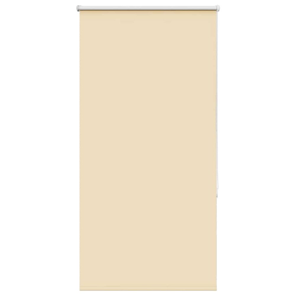 vidaXL Rullgardin mörkläggningsbar beige 65x130 cm tyg bredd 60,7 cm