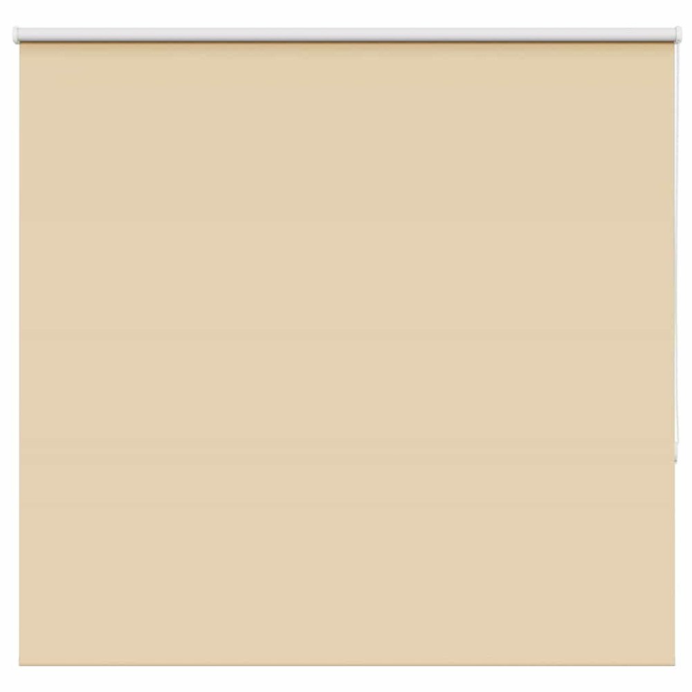 vidaXL Rullgardin mörkläggningsbeige 150x130 cm tyg bredd 146,6 cm