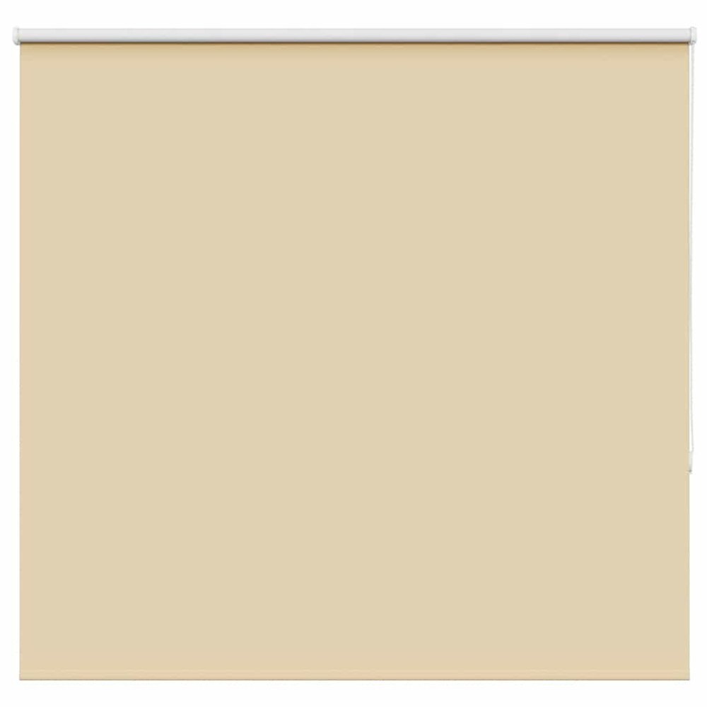vidaXL Rullgardin mörkläggningsbar beige 160x130 cm tyg bredd 156,6 cm