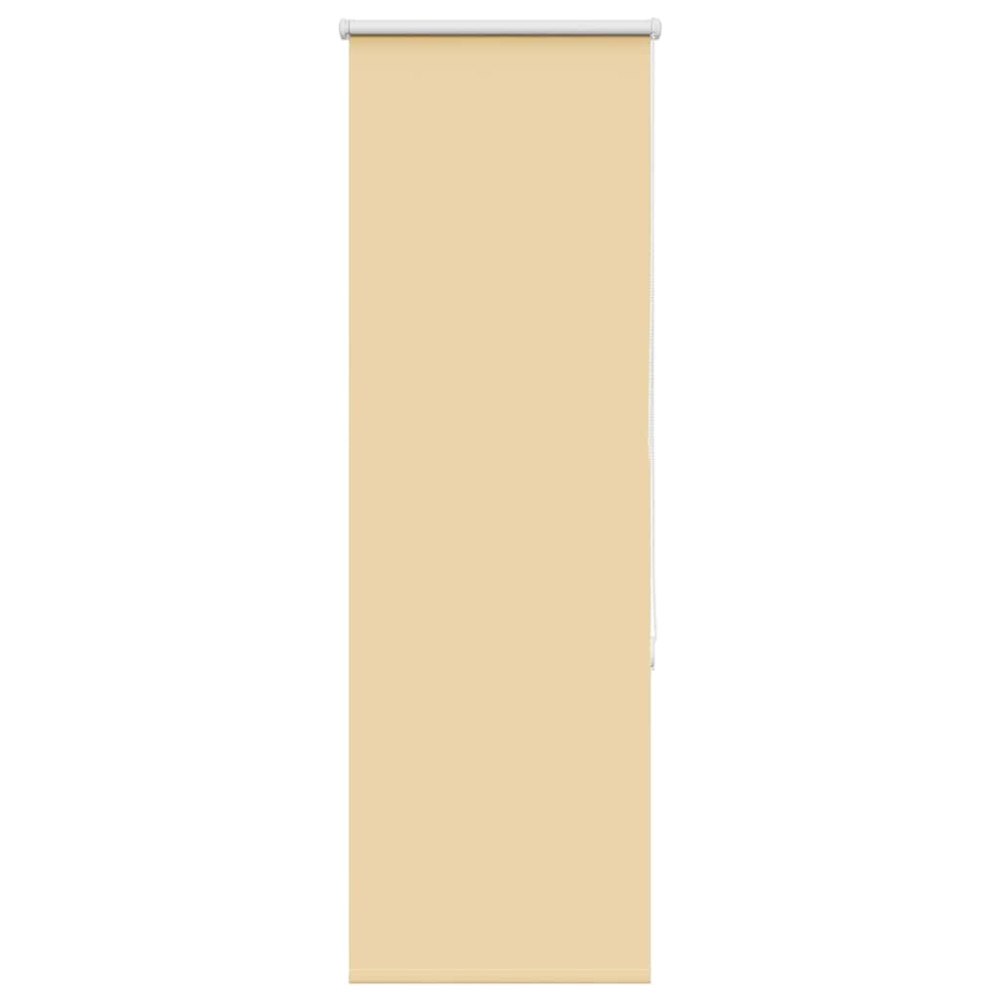 vidaXL Rullgardin mörkläggningsbeige 60x150 cm tyg bredd 55,7 cm
