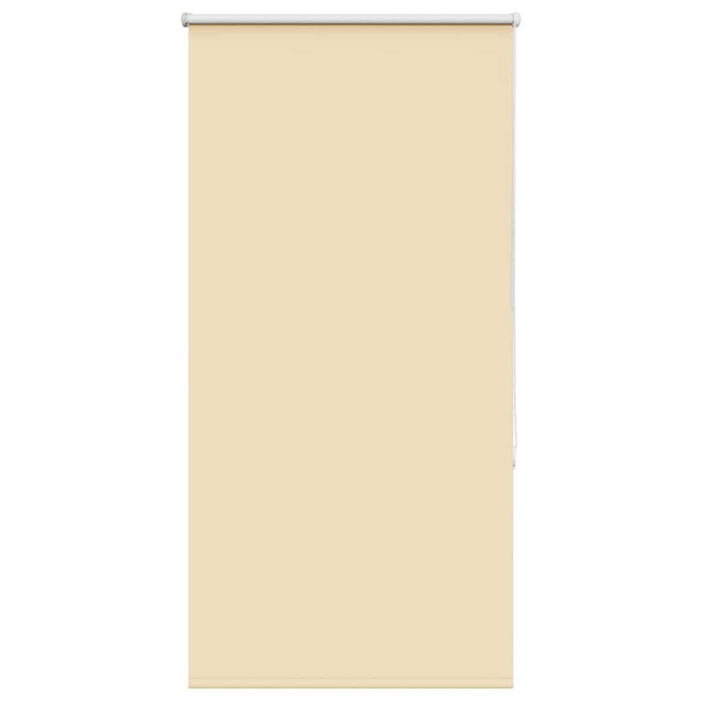 vidaXL Rullgardin mörkläggningsbeige 75x150 cm tyg bredd 70,7 cm