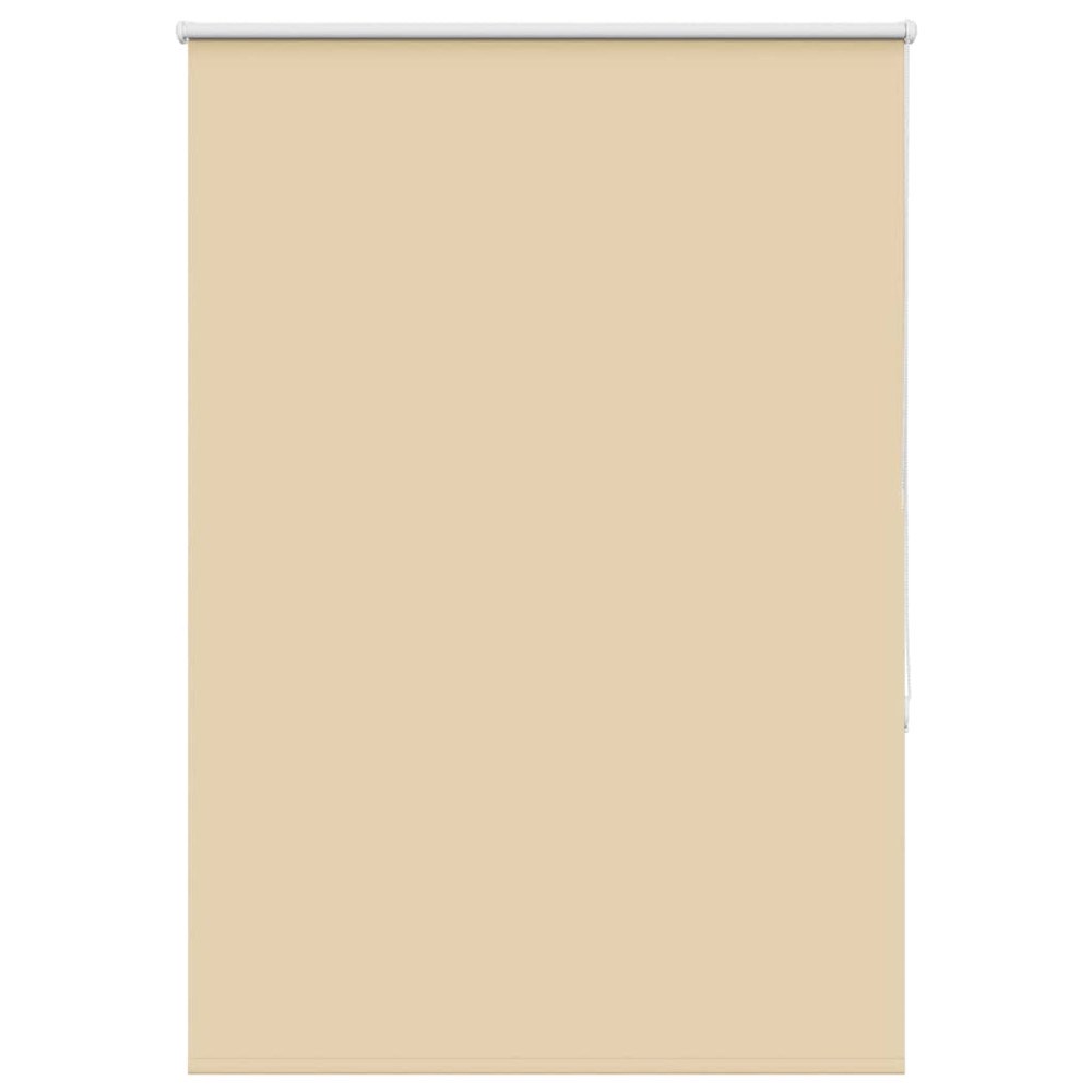 vidaXL Rullgardin mörkläggningsbar beige 110x175 cm tyg bredd 105,7 cm