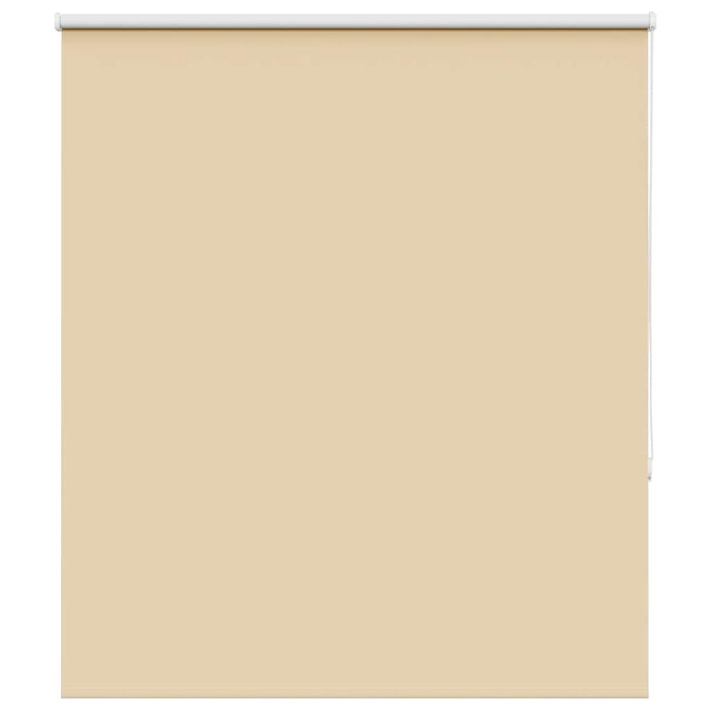 vidaXL Rullgardin mörkläggningsbeige 125x175 cm tyg bredd 121,6 cm