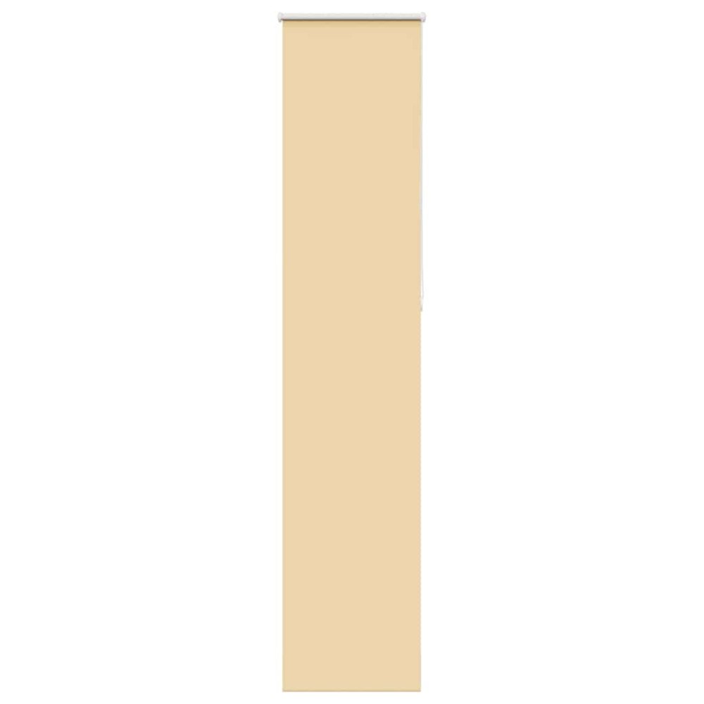 vidaXL Rullgardin mörkläggningsbeige 40x210 cm tyg bredd 35,7 cm