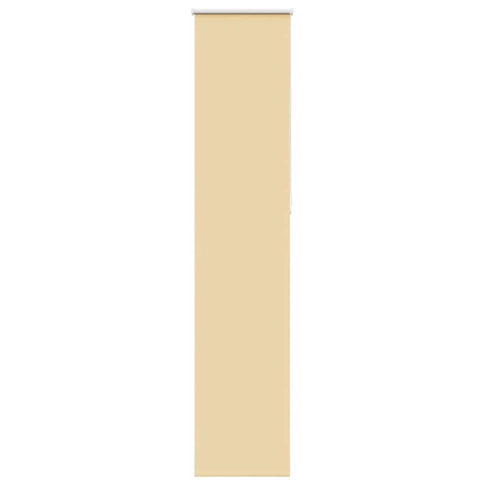 vidaXL Rullgardin mörkläggningsbeige 45x210 cm tyg bredd 40,7 cm