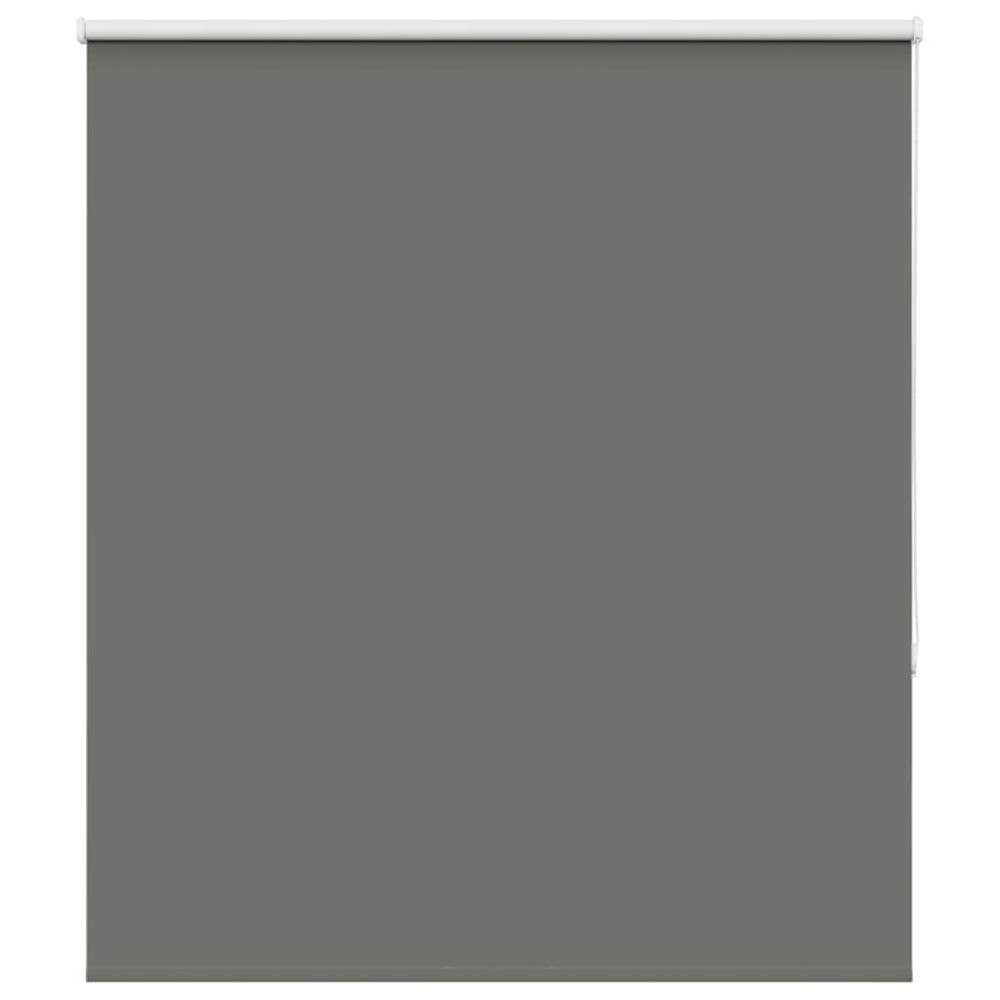 vidaXL Rullgardin mörkläggning grå 125x175 cm tyg bredd 121,6 cm