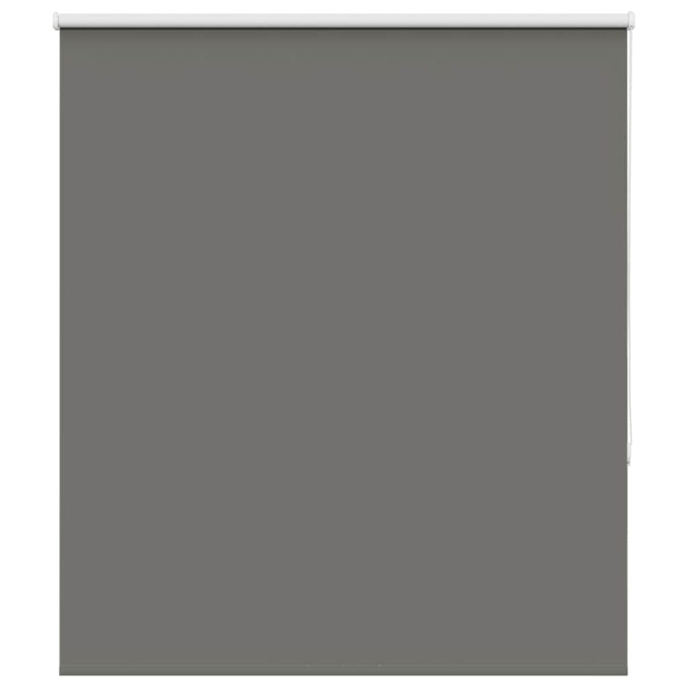 vidaXL Rullgardin mörkläggning grå 135x175 cm tyg bredd 131,6 cm