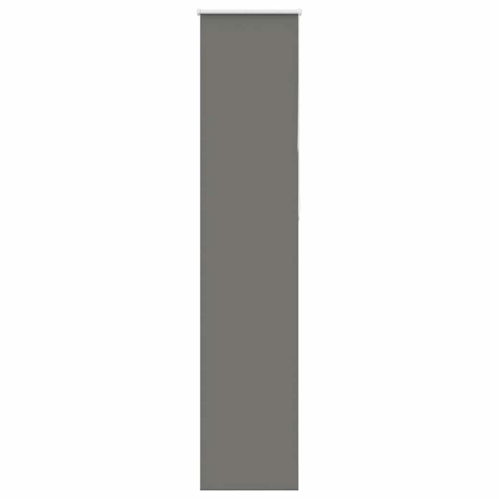 vidaXL Rullgardin mörkläggning grå 50x210 cm tyg bredd 45,7 cm