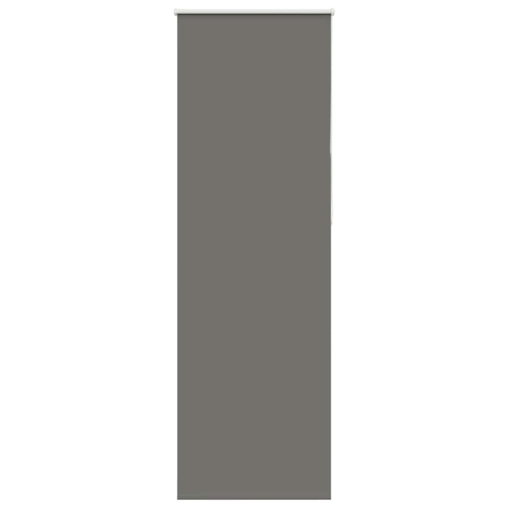 vidaXL Rullgardin mörkläggning grå 80x210 cm tyg bredd 75,7 cm