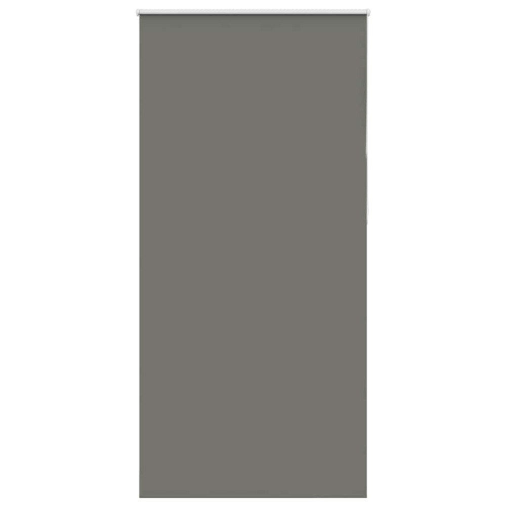 vidaXL Rullgardin mörkläggning grå 115x210 cm tyg bredd 110,7 cm