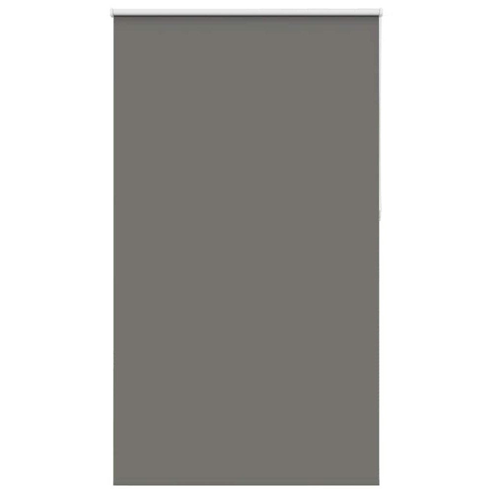 vidaXL Rullgardin mörkläggning grå 135x210 cm tyg bredd 131,6 cm