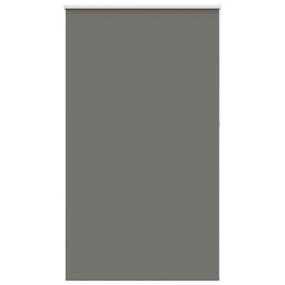 vidaXL Rullgardin mörkläggning grå 140x210 cm tyg bredd 136,6 cm