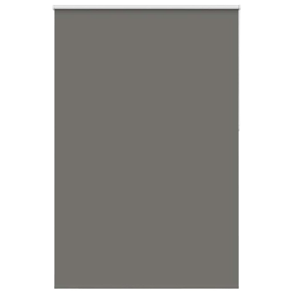 vidaXL Rullgardin mörkläggning grå 150x210 cm tyg bredd 146,6 cm