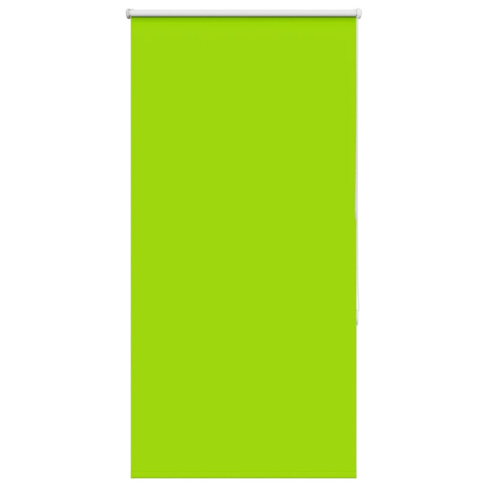 vidaXL Rullgardin mörkläggning blad grön 65x130 cm tyg bredd 60,7 cm