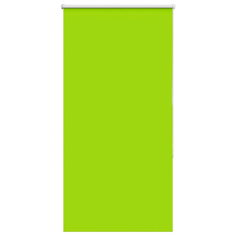 vidaXL Rullgardin mörkläggning blad grön 70x130 cm tyg bredd 65,7 cm