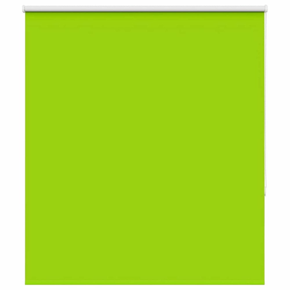 vidaXL Rullgardin mörkläggning blad grön 130x130 cm tyg bredd 126,6 cm