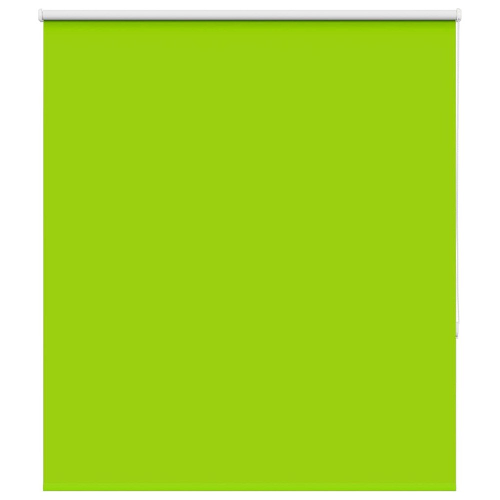 vidaXL Rullgardin mörkläggning blad grön 135x130 cm tyg bredd 131,6 cm