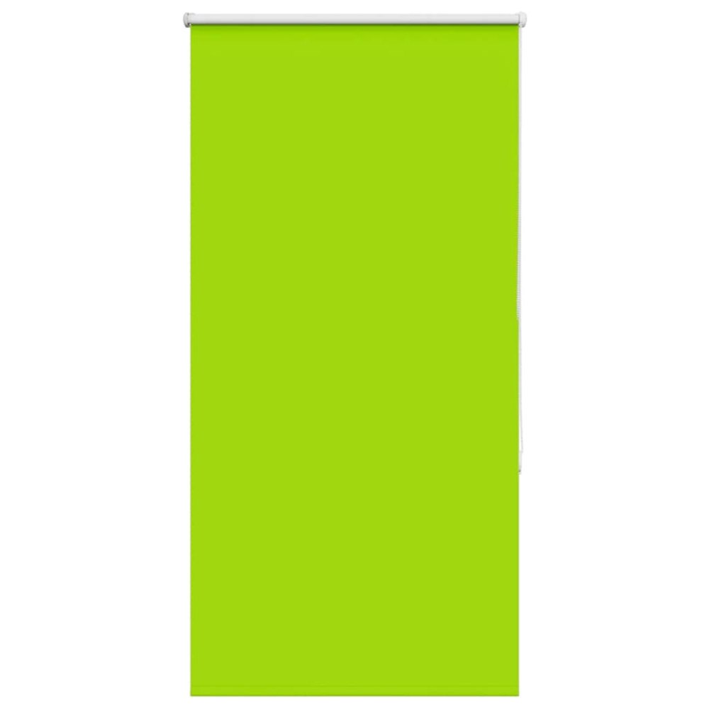 vidaXL Rullgardin mörkläggning blad grön 80x175 cm tyg bredd 75,7 cm