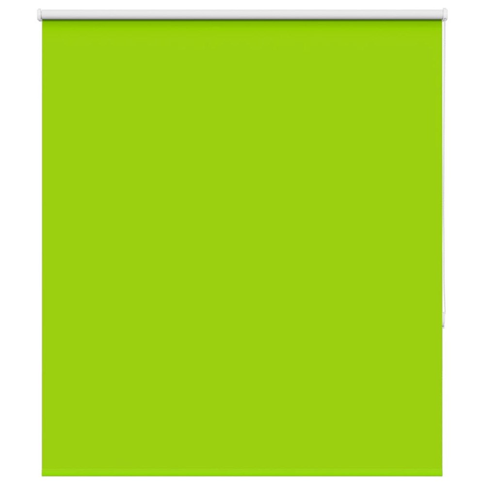vidaXL Rullgardin mörkläggning blad grön 125x175 cm tyg bredd 121,6 cm