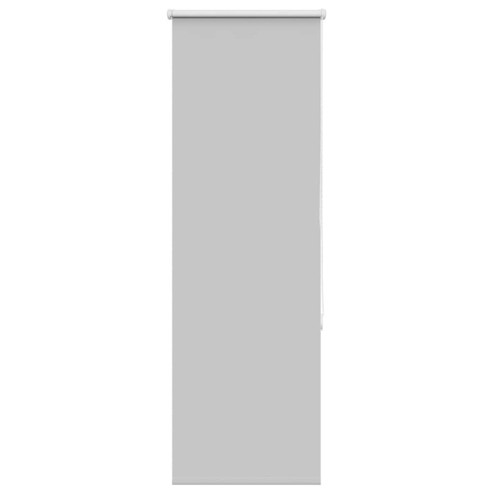 vidaXL Rullgardin mörkläggning ljusgrå 50x130 cm tyg bredd 45,7 cm