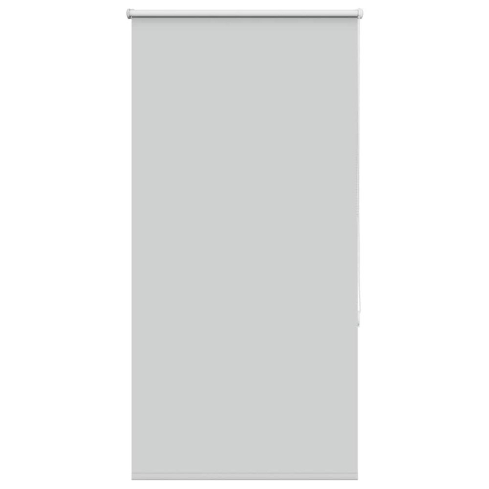vidaXL Rullgardin mörkläggning ljusgrå 80x130 cm tyg bredd 75,7 cm
