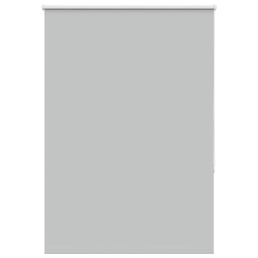 vidaXL Rullgardin mörkläggning ljusgrå 95x130 cm tyg bredd 90,7 cm