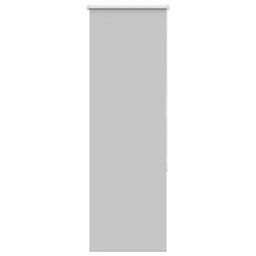 vidaXL Rullgardin mörkläggning ljusgrå 40x150 cm tyg bredd 35,7 cm
