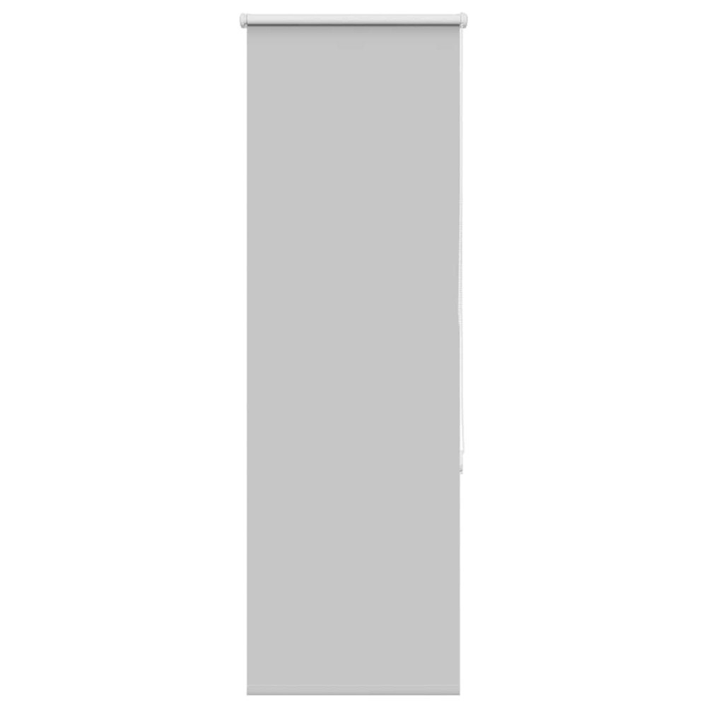 vidaXL Rullgardin mörkläggning ljusgrå 50x150 cm tyg bredd 45,7 cm