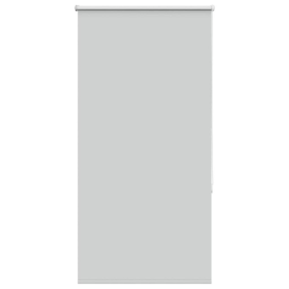 vidaXL Rullgardin mörkläggning ljusgrå 70x150 cm tyg bredd 65,7 cm