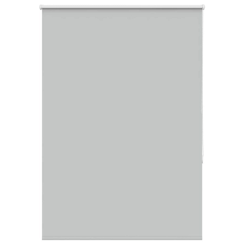 vidaXL Rullgardin mörkläggning ljusgrå 100x150 cm tyg bredd 95,7 cm