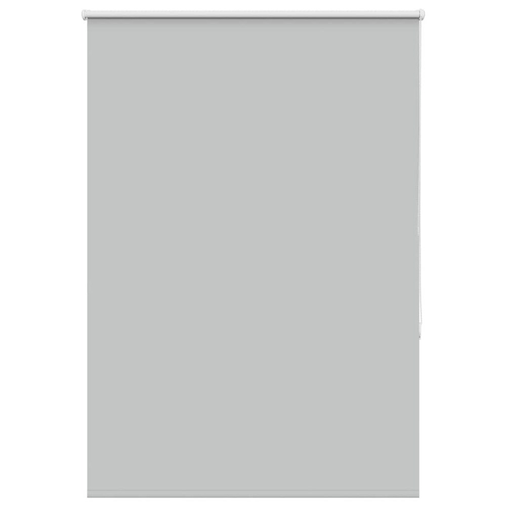 vidaXL Rullgardin mörkläggning ljusgrå 115x150 cm tyg bredd 110,7 cm
