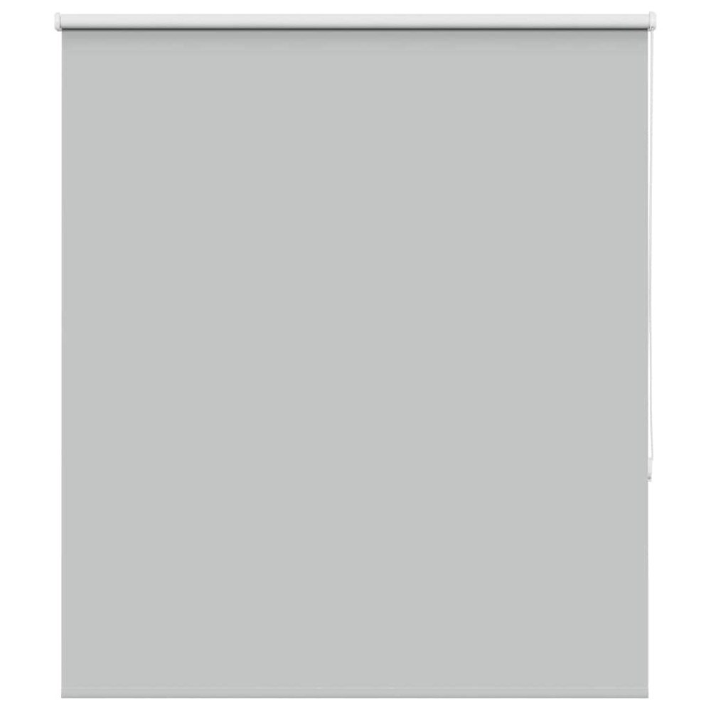 vidaXL Rullgardin mörkläggning ljusgrå 120x150 cm tyg bredd 116,6 cm