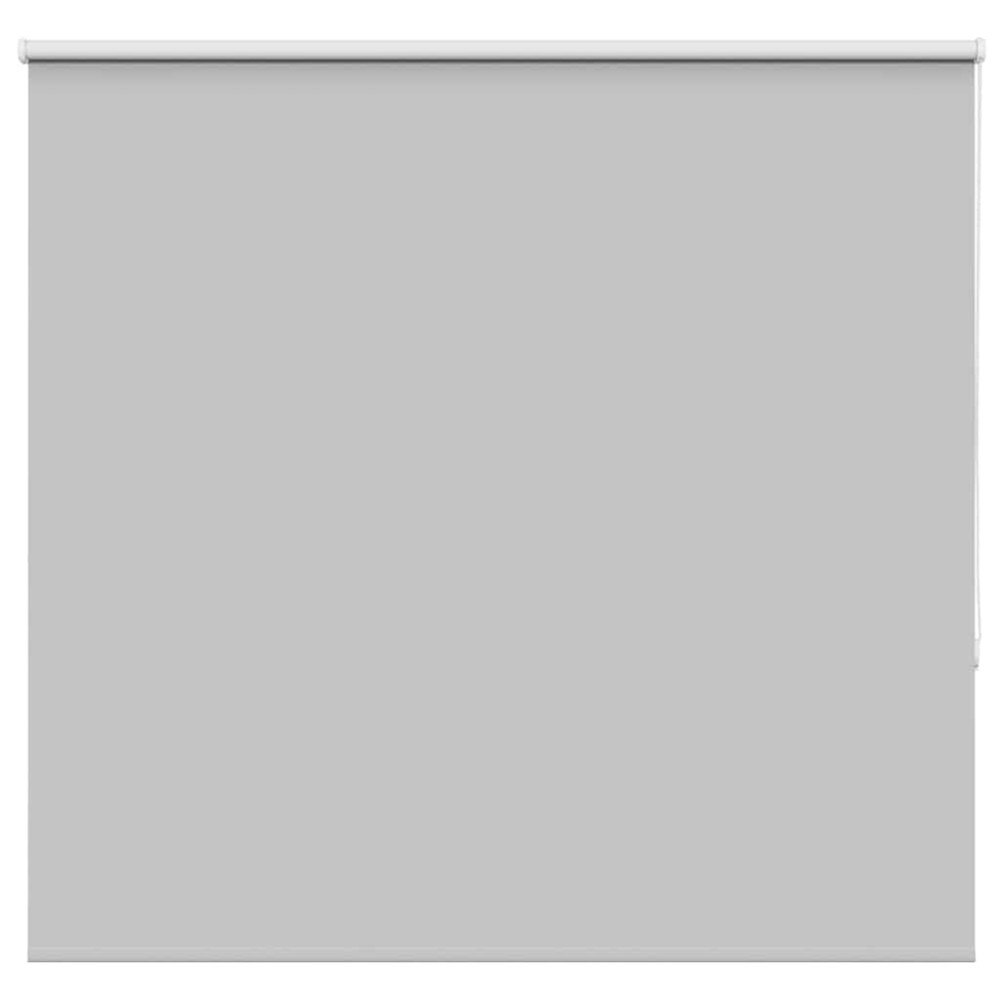 vidaXL Rullgardin mörkläggning ljusgrå 145x150 cm tyg bredd 141,6 cm