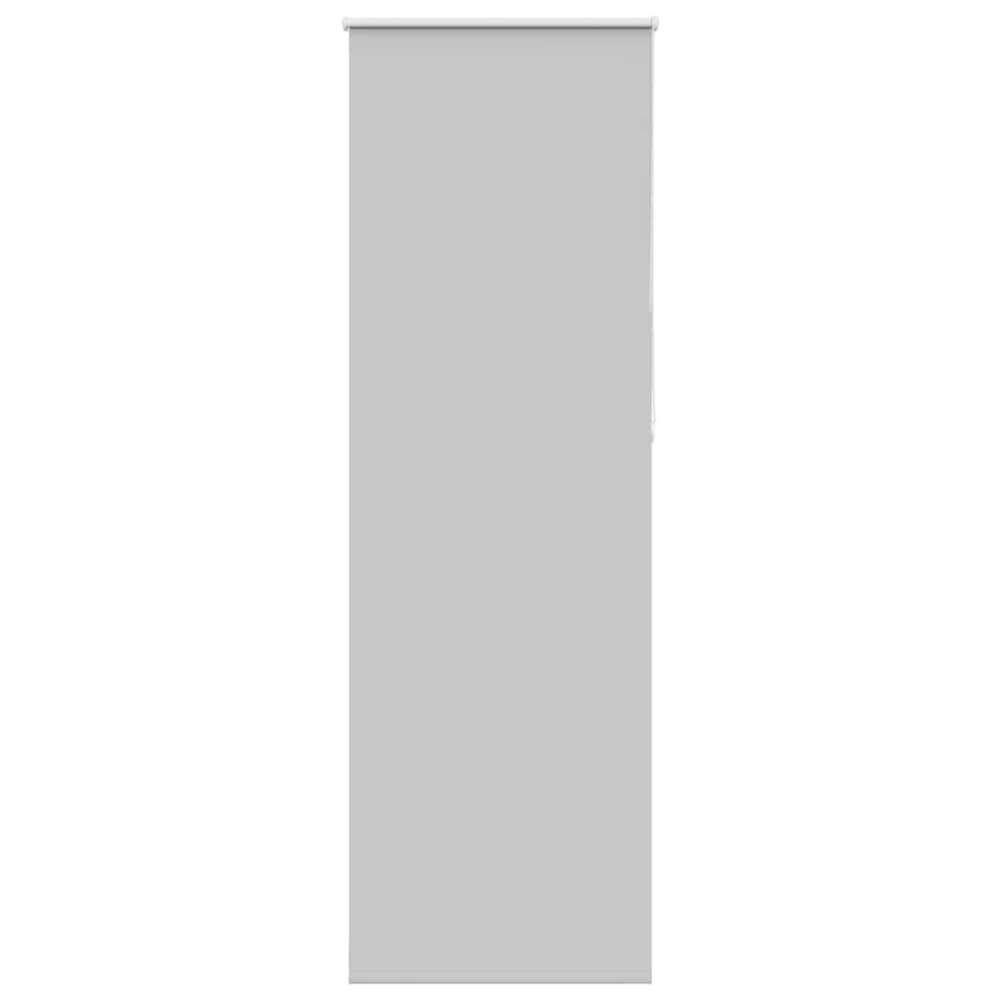 vidaXL Rullgardin mörkläggning ljusgrå 65x210 cm tyg bredd 60,7 cm