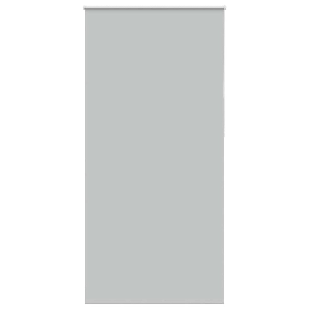 vidaXL Rullgardin mörkläggning ljusgrå 90x210 cm tyg bredd 85,7 cm