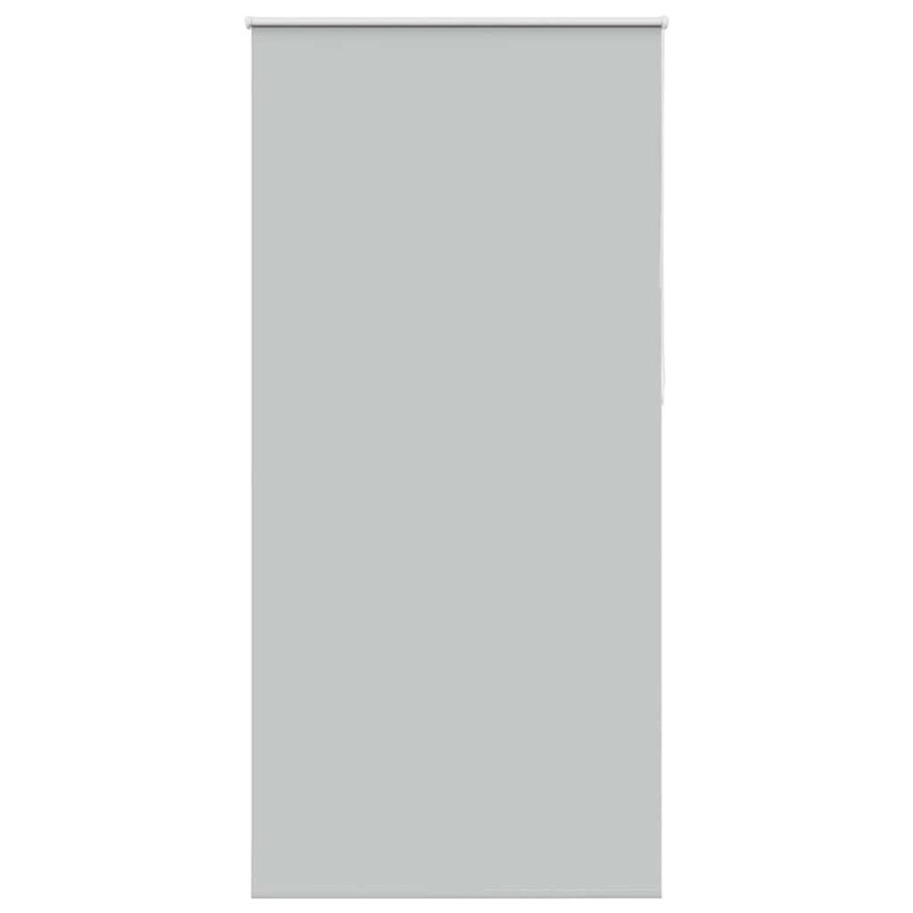 vidaXL Rullgardin mörkläggning ljusgrå 110x210 cm tyg bredd 105,7 cm